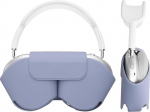 kwmobile &uuml;mbris &uuml;hildub Apple AirPods Max &uuml;mbrisega - Pehme k&otilde;rvaklappide kott - Sleep Mode &uuml;hilduv - Pol&uuml;estrist &uuml;mbris - Lavendli v&auml;rvi kate