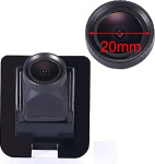 20 mm HD-objektiiviga veekindel auto tahavaatekaamera numbrim&auml;rkide valgustuskaamera Mercedes BenzC E S GLK klassi 300/350/S400/S500/S600/X204/W204/S204/W204/W212/W221/W216 jaoks
