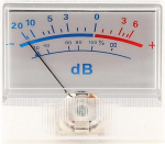 VU Meter P-55 Mini v&otilde;imendi taseme detsibellim&otilde;&otilde;tur -20 - +6dB v&otilde;imsusv&otilde;imendi DB m&otilde;&otilde;tur koos n&auml;pun&auml;idikuga DIY ja koduse heli jaoks