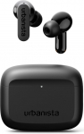 Urbanista Palo Alto Bluetooth k&otilde;rvaklapid juhtmevabad, 6 ENC m&uuml;rasummutusmikrofon, 10 mm juht, Bluetooth 5.3, s&uuml;gav bass, 45 tundi USB-C, juhtmevabad k&otilde;rvaklapid, IP54, rakenduse juhtimine, mustad