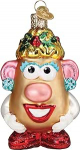 Old World Christmas Mrs. Potato Head klaasist puhutud j&otilde;ulukuusekaunistus
