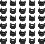 Magnetische Kabelbinderhalterungen, 22 mm Basis, magnetische Kabelbinder-Halterungen, Mehrzweck-Kabel-Organizer, Magnet-Draht-Management-Basis f&uuml;r Zuhause, B&uuml;ro, Kabel-Organisation (30 St&uuml;ck)