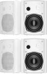 STUDIOFINIX 5,25-tolline 600 W veekindel v&auml;litingimustes kasutatav Bluetoothiga &uuml;hilduv v&auml;lisk&otilde;lar aeda, sobib ideaalselt terrassile, verandale, restorani, koju (4 k&otilde;larit)