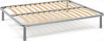 Talamo Italia - Amelie Orthopaedic Double Slatted Frame with 14 Slatted Bases, 100% Made in Italy, 120 x 200 x 34 cm