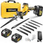 Makita 18 V akutega akusirkulatsioonisaag, 3500 SPM vaikne harjadeta mootor, elektriline ketassaag 2 x 21 V 4,0 Ah pikendatud ooterežiimiga ja 8 saeteraga puidu, metalli jaoks.