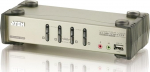 ATEN CS1734B 4-portiline USB 2.0 KVMP l&uuml;liti koos OSD-ga