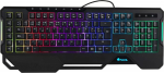 NGS GKX-450- RGB-valgustusega m&auml;ngumembraaniklaviatuur, Itaalia QWERTY klaviatuur, programmeeritav, 19 multimeedia klahvi, 1,8 m pikkune kaabel, must