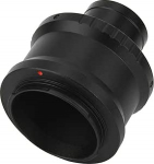 Dioche E-Mount adapter teleskoobile, T2-NEX metallist adapterr&otilde;ngas teleskoobi kinnitamiseks (1,25 tolli), sobib NEX E-montaažiga kaameratele