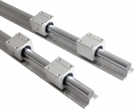 SCDBPZSD Professionelle 2 ST&Uuml;CKE SBR12/16/20 20 mm Linearf&uuml;hrungsschiene, L&auml;nge 300&ndash;1500 mm, vollst&auml;ndig unterst&uuml;tzte Linearschiene mit SBR20UU-Linearlagerblock, CNC-Teil(2 Rails 4 Sbr20uu,1200mm)