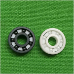 Bearing Full Ceramic 608 Bearing ZrO2/Si3N4 Ceramic Inline Speed Skates Bearing 7 Beads 608RS Fast Bering (16 Pieces Black Ceramic)