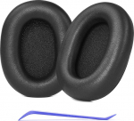 Defean XM6 Lammfell-Ohrpolster, Ersatz-Ohrpolster, kompatibel mit Sony WH-1000XM6 kabellosen Kopfh&ouml;rern, weiches Lammfell, ger&auml;uschisolierender Schaumstoff (schwarz)