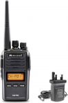 Midland G18 Pro, kahesuunaline raadioside raadioside, 99 PMR446 kanalit tasuta, IP67 sertifitseeritud, Li-ion aku, laualaadija, v&ouml;&ouml;klamber, UKCA sertifitseeritud, UK pistik, must