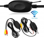 2.4GHz traadita video tagurduskaamera RCA video saatja vastuv&otilde;tja komplekt auto tagurduskaamera monitori vastuv&otilde;tja Cam DVD GPS autoraadio m&auml;ngija mooduli adapteri p&auml;&auml;stik (traadita B)