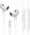 In-Ear-Kopfh&ouml;rer, kabelgebunden, ger&auml;uschisolierende Ohrh&ouml;rer mit integriertem Mikrofon und Lautst&auml;rkeregler, bequeme kabelgebundene Kopfh&ouml;rer, kompatibel mit Ger&auml;ten mit 3,5-mm-Klinkenstecker