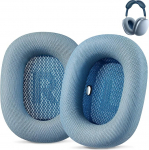 AHG Accessory House k&otilde;rvapadjad Asendavad k&otilde;rvapadjad Airpods Max jaoks, mis on &uuml;hilduvad Apple'i k&otilde;rvaklappidega Premium PU nahast suure tihedusega vaht tugev magnet taevasinine