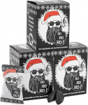 FOOD crew 30 x j&otilde;uluk&uuml;psised Bad Santa - Lucky Biscuits Christmas - maiustused j&otilde;ulud - k&uuml;psetised individuaalselt pakitud saksa &uuml;tlustega - Vegan - Made in Germany