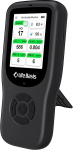 LifeBasis 10 in 1 ruumi &otilde;hukvaliteedi detektor Formaldeh&uuml;&uuml;di detektor AQI saastuse monitor koos temperatuuri ja niiskuse testimiseks PM2.5/PM10/HCHO/TVOC/CO2 USB laadimine kodukontorile mustaks