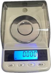 50 g / 0,001 g digitaalne kaal gramm 0,001 g T&auml;pne LCD digitaalne juveelikaupade teemantkaala laboratooriumi karaatide loendamise kaalubalanss (suurus: 50 g / 0,001 g)