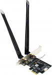 GLOTRENDS WA01 M.2 E Key to PCIe X1 WiFi Bluetooth adapter M.2 WiFi 4/5/6/6/6e/7/Coral TPU moodulile, koos 6-dBi SMA antennikomplektiga