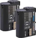 Blumax 2 x EN-EL15c Gold aku 2250 mAh &uuml;hildub Nikon Z5 Z6 II Z7 II-ga