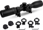 Optika monokulaarne teleskoop 4-16X44, otsik k&uuml;lgmise parallaksirattaga, s&ouml;&ouml;vitatud sihikuga 1/8 tolli, 30mm toru, veekindel, roheline, t&auml;ielikult mitmekihiline monokulaarne teleskoop