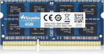 DDR3/DDR3L 4GB RAM s&uuml;learvuti m&auml;lu 1600MHz CL11 SODIMM, s&uuml;learvuti m&auml;lu PC3-12800 / PC3L-12800 204-pin 1.35V/1.5V mitte-ECC PC m&auml;lu uuendamine Ultrabookile, sinine