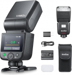 Godox V480F TTL kaamera v&auml;lk Fujifilmi kaamerale, puuteekraaniga Speedlite, paindlik h&uuml;ppepea hajuti GN50 HSS 1/8000s, kuni 650 t&auml;isv&otilde;imsusega v&auml;lku ainult 1,7 sekundit