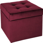 MG Design Ottomani tool 45 x 45 cm Punane koos hoiuruumiga (ca 50 L), vastupidav ja m&otilde;&otilde;tmete poolest stabiilne, maksimaalne koormus 300 kg, t&auml;ielikult kokkupandav ja kiiresti puhastatav - elutuppa, esikusse ja magamistuppa.