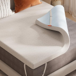Sweetnight Double Sponge Core Topper 100 x 200 cm, 10 cm k&otilde;rgusega madratsipealne, H3 & H4 madratsipealne madratsipealne madratsipealne voodile, Box Spring voodile, Caravan diivanvoodile, eemaldatav ja pestav kate