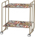 DON HIERRO - Serviisik&auml;ru liivav&auml;rvi kokkupandav 2 riiuliga k&auml;ru BAUHAUS-35