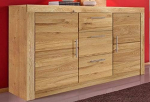 Sideboard Highboard Sideboard Wild Oak osaliselt massiivne &otilde;litatud 3442-14