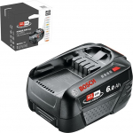 Bosch Home and Garden 1600A00DD7 PBA aku, 18 V, 6,0 Ah, W-C, 18 V s&uuml;steem, karbis