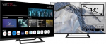 43" FHD Smart TV JTCS43F39432FLW, WebOS Hub operatsioonis&uuml;steem, kolmekordne tuuner (DVB-T2, S2, C), raamita televiisor.