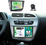 [2G+64G] Inefala Android 15 Autoradio f&uuml;r Seat Leon MK2 2005-2012 mit Wireless Carplay Android Auto, 9 Zoll Touchscreen Radio mit Navi GPS WiFi RDS/FM Bluetooth EQ SWC R&uuml;ckfahrkamera Mic