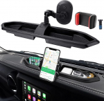 T&auml;iendatud telefonihoidja Jeep Wrangler JL JLU & Gladiator JT, Multi-Mount telefonihoidja, armatuurlaua s&uuml;steemikomplekt koos pikendusvardaga, metallist tugivarda, mitte &otilde;li-elektrilise 4xe jaoks