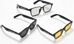 Bluetooth Audio Smart Glasses, h&auml;&auml;ljuhtimine ja avatud k&otilde;rvaga Smart Glasses, IPX5 veekindlad Bluetooth audio prillid, muusika kuulamine, sisseehitatud mikrofon, k&otilde;lar k&otilde;nede jaoks (koos