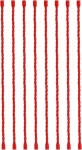 PATIKIL 8 St&uuml;ck Silikon Kabelbinder 30 48cm Stahlkern Wiederverwendbare Biegsame Twist Binder F&uuml;r Kabel Ordnung Halten Rot