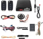EASYGUARD EC002-V PKE auto alarms&uuml;steem kaugk&auml;ivituse nupuvajutusega klahvistik Keyless Go s&uuml;steem l&otilde;ikamata v&otilde;tme tera