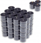Candelo 96 l&otilde;hnak&uuml;&uuml;nla komplekt Ambience - l&otilde;hnastatud teek&uuml;&uuml;nlad Black Rose - teek&uuml;&uuml;nlad plastik&uuml;mbris iga 3,8 x 1,7 cm - 4 tundi p&otilde;lemisaega - teek&uuml;&uuml;nlad Black