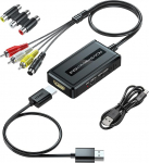 in 1 RCA / video HDMI konverter 720P/1080P v&auml;ljund l&uuml;liti, Svideo HDMI konverter, Composite AV HDMI &uuml;hilduv VHS / DVD / STB / N64 / PS2 / Wii
