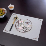 Platzdeckchen-Set, Esstischsets, 2-teiliges Tischset im chinesischen Stil, Esstisch, Sch&uuml;ssel, Tasse, Muster, K&uuml;che, Tischset, Wohnkultur (v&auml;rv : C, suurus : 30 * 40cm) (v&auml;rv : B)