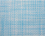 AMDXD 2er Set Tischset Elegant Quadratisch, 70% PVC+30% PET Platzdeckchen Weihnachten Rechteckig Einfarbig Hitzebest&auml;ndige, Tischuntersetzer Esstisch Blau f&uuml;r Tisch, Bar und K&uuml;che, 45x30CM