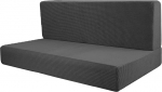 Pack of 2 Camper Stretchy padjakatted, s&ouml;&ouml;gilaua padjakatted, RV istmekatted, m&ouml;&ouml;bli kaitsja, asenduspingi kate haagissuvila jaoks, tumehall
