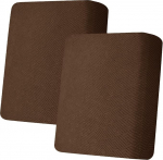 ZNSAYOTX Stretch-Kissenbez&uuml;ge f&uuml;r Sofa, Zweisitzer, Couch&uuml;berz&uuml;ge, weicher Ersatz, neues Muster, M&ouml;belschutz mit elastischer Unterseite (Kaffee, 2 St&uuml;ck, XL-Kissenbez&uuml;ge)