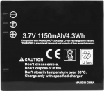 Amsahr Digital Replacement Camera and Camcorder Battery for Panasonic CGA: S005, S005E