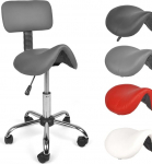Mingone sadulatooli, ergonoomiline t&ouml;&ouml;tooli, 360&deg; p&ouml;&ouml;rlev tool, reguleeritava k&otilde;rgusega kontoritool seljatoega, ratastega sadulatooli, hall