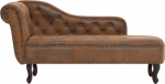 Gecheer Chaise Lounge Diivan Suede Look Diivanvoodi Diivan Tool Chaise Recliner Lounge Diivanvoodi elutuppa / magamistuppa / kodukino Lounge diivan 162 x 56 x 77 cm (B x S x K x K)