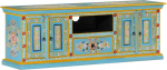 vidaXL TV kabinet, TV kabinet paljude panipaikadega, Lowboard elutuppa, TV, HiFi kabinet, TV m&ouml;&ouml;bel, TV laud, sinine t&auml;ispuidust Mango