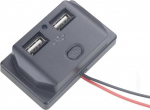 3.1A Auto Steckdose Power Dual USB Ladeger&auml;t f&uuml;r 12V-24V Steckdose Auto Installation Wohnmobil Wohnwagen 3.1A Auto Steckdose Power Dual USB Ladeger&auml;t f&uuml;r 12V-24V Steckdose Auto Installation Wohnmobil Wohnwagen