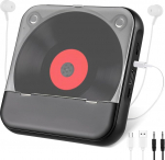 Kaasaskantav CD-m&auml;ngija Bluetooth 5.3 - laste CD-m&auml;ngija 2000 mAh akuga, USB, MP3-m&auml;ngimine, AUX-&uuml;hendus - koos k&otilde;rvaklappidega - autosse, reisile ja lastetoas kasutamiseks.